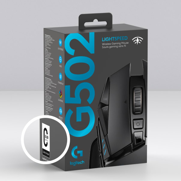 G502 Gaming Mouse Product boxshot